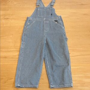 VTG Faded Glory Blue and White Striped Fabric